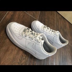 Nike Air Force 1 all white size 7